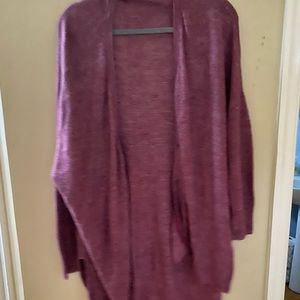 Free People Maroon cardigan